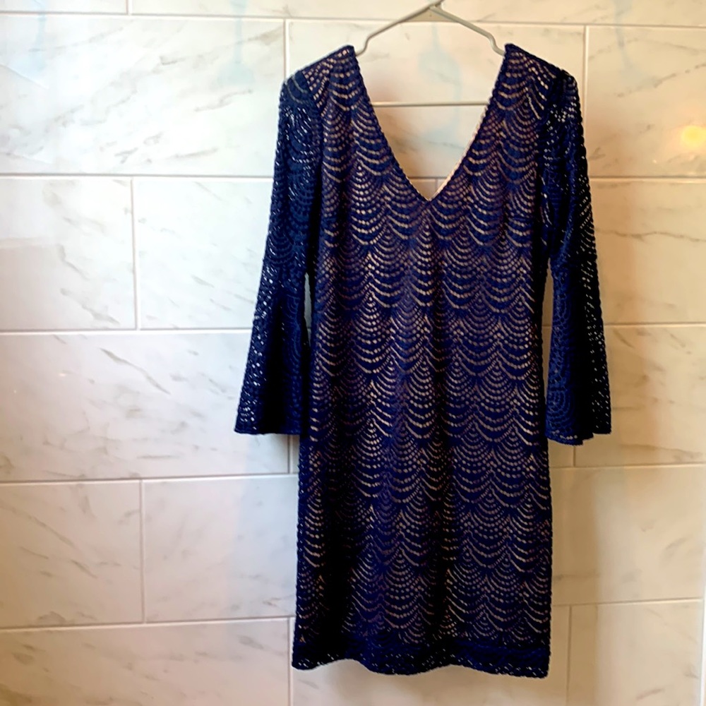 Lilly Pulitzer Navy Dress - Size XS